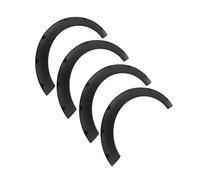 OVAQUIXI 4pcs Wheel Eyebrow Protector Flexible Car Accessory Universal Matte Black with 100mm Width for Wheel Arches