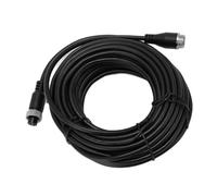 OVAQUIXI 4Pin Backup Camera Extension Cable, 4.5mm Shielded for Stable | Pure Copper Core, Weatherproof PVC, Compatible with Trucks, RVs, CCTV Systems
