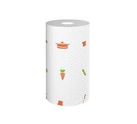 OVAQUIXI 50 PCS Kitchen Paper Towels 20x20cm Polyester Reusable Dish Towels Wet and Dry Use Degradable One Time Use for Cleaning Dishes Pots Home Kitchen