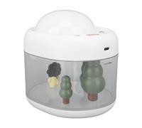 OVAQUIXI 500ml USB Rechargeable Landscape Lion Doll Projector Mist Humidifier Air Humidifier Portable for Home Office DC5V