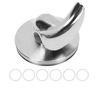 OVAQUIXI 54mm Portafilter Spout, 304 Stainless Steel Bottomless to Spouted Converter with 6 O Rings for Coffee Machines (Double Spout)