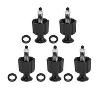 OVAQUIXI 5PCS Safety Release Valve, Premium PP Explosion Proof Pressure Relief Valve for 3L 5L 8L Backpack Sprayers Garden Sprayer Replacement (Black)