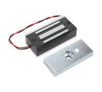 OVAQUIXI 60kg 130lbs Holding Force Electromagnetic Lock 12V NC Fail Safe with Built in Voltage Spike Protector for Access Control System Door