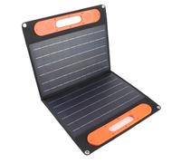 OVAQUIXI 60W Portable Solar Panel, Foldable Monocrystalline Solar Charger with Dual USB Ports, Type C and DC Port, for Outdoor Camping Hiking Travel