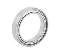 OVAQUIXI 6702ZZ Deep Groove Bearings, 10pcs Double Shielded Ball Bearings for Small Shaft Projects, 15mm Size