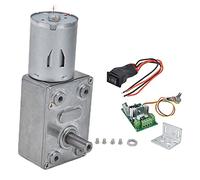 OVAQUIXI 6V Geared Motor Gear Motor with Governor for Electronics and Robotics, Mini Speed Reduction, High-Performance Stainless Steel Shaft (6V20RPM)