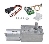 OVAQUIXI 6V Geared Motor Gear Motor with Governor for Electronics and Robotics, Mini Speed Reduction, High-Performance Stainless Steel Shaft (6V30RPM)