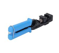 OVAQUIXI 90° Angled RJ45 Crimp Tool for Fast Termination, Ergonomic and Robust Design, Ideal for Everest Media UTP Cat5e and Cat6A Jacks, 1 Unit