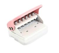 OVAQUIXI 99H9 Hole Puncher 26-Hole 30-Hole 20-Hole Paper A4 B5 A5 Loose-Leaf Manual Punching Machine, Pink