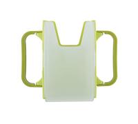 OVAQUIXI Adjustable Bottle Cup Holder, PP Spill Proof Drink Holder with Handle, 7 X 4cm Retractable Milk Carton Cup Sleeve for Baby Toddler Kids Kitchen Use (Green)