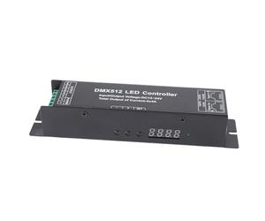 OVAQUIXI Advanced Technology DMX512 Decoder LED Controller with Customizable Lighting Effects, 4-Digit Display Address, Simple Installation Process
