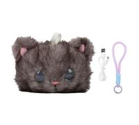OVAQUIXI AI Smart Plush Toy Emotional Companion Interactive Stuffed Animal with Voice Interaction 66 Languages Role Switching for Gift (Gray)