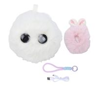 OVAQUIXI AI Smart Robot AI Companion Interactive Plush Toy with Voice Cloning and Emotional Learning for People (Beige (Wednesday))