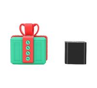 OVAQUIXI Annoying 3D Printed Gift Box with Screw Lock Key, Funny Prank Box for Birthday Christmas Gag Surprise, 3D Printed Treasure for Jewelry Cash Storage, 3.6x3.4x3.4in (Red Green)