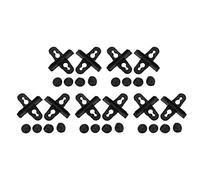 OVAQUIXI Aquarium Divider Holder Plastic Sucker Clip Set 10PCS with 2cm Suction Cups Fits Glass Up to 0.7cm Fish Tank Partition Clips for Aquarium Separation