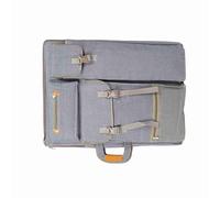 OVAQUIXI Artist Portfolio Bag, Canvas Drawing Board Backpack Art Carrier for Artists, Easy Storage and Ample Space, Versatile for Educators (Grey)