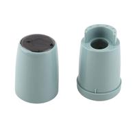 OVAQUIXI Automatic Toothpick Dispenser, Plastic Toothpick Holder with Pop Up Feature, 3.7x2.4in Organizer for Home Kitchen and Restaurant (Blue)