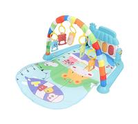 OVAQUIXI Baby Activity Gym Mat with Piano Keyboard for Baby Play, Suitable for Parents and Babies Enjoy Playing Time (Giraffe in Hot Air Balloon)