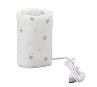 OVAQUIXI Baby Bottle Warmer Premium Designs Fast Heating USB Convenient Cleaning for Friends Heating Piece (Star Shaped)