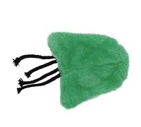 OVAQUIXI Bird Plush Corner Hammock Bird Bed Hand Washable Foldable Snuggle Hut 1 Pc Cozy Hideout for Parakeet Cockatiel African Grey Birds in Cage Corners (Grass Green)