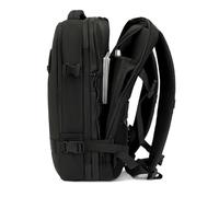 OVAQUIXI Black Rainproof 32x46x16cm Vacuum Backpack with Large Space and Pump for Travelers and Adventurers