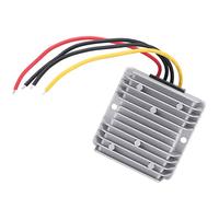 OVAQUIXI Boost Voltage Regulator Module 12V 6A Step Up/Down Converter for Various DC Power Needs, Compact Aluminum Alloy Housing 7.5 * 7.5 * 3.2cm