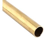 OVAQUIXI Brass Pipe 50cm Durable Round Tubing with High Hardness for Architectural Design and Model Rail Projects 0.6-2cm (OD 20mm/0.79in)