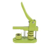 OVAQUIXI Button Maker Machine, ABS Pin Maker Machine Kit with 100pcs Parts, Pattern Book, Paper Cutter, Ergonomic Handle, for Badge Craft At Home School (32mm)