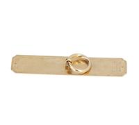 OVAQUIXI Cabinet Door Handle Brass Drawer Pull with Chinese Antique Pattern Bronze Finish Easy Installation Retro Hardware for Cabinets Dressers Wardrobes Windows (16cm Long Brass-Colored