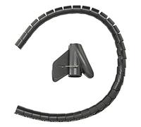 OVAQUIXI Cable Sleeve Organizer, PE Cable Management Sleeve Open Type 10m 32.8ft, Flexible Wear Wire Wrap, 4 to 176 Degrees F, for Home Office Industrial Wiring (Φ10mm)