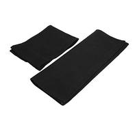OVAQUIXI Canvas Replacement Fabric Set for Director's Chair, Made of Durable Material, Suitable for Daily Use, 2 Sizes Available (Black)