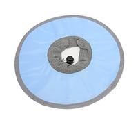 OVAQUIXI Cat Recovery Collar, Soft Adjustable Elizabethan Collar with Polyester Material for Cats Puppies After Surgery (M)