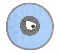 OVAQUIXI Cat Recovery Collar, Soft Adjustable Elizabethan Collar with Polyester Material for Cats Puppies After Surgery (L)