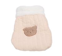OVAQUIXI Cat Sleeping Bag, Plush Warm PP Cotton Pet Bed Semi Closed Design for Indoor Cats Kittens, with Removable Cover (L)