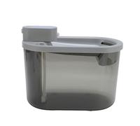 OVAQUIXI Cat Water Fountain, Wireless Charging Pet Water Dispenser with 2.2L Capacity and Quiet Operation, for Dogs and Cats Indoor (Grey)
