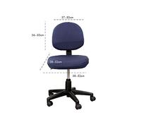 OVAQUIXI Chair Protector Cover Stretch Office Computer Chair Washable Durable Good Feeling for Home Kitchen Hotel Office Wedding Party Blue (Navy)