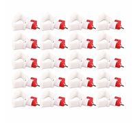 OVAQUIXI Chicken Drinker, Plastic and Steel Poultry Waterer Nipples 20 Pcs Horizontal Side Mount Automatic Drinking System Leakproof Design for Duck Quail Backyard Coop