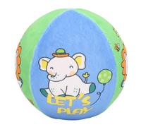 OVAQUIXI Children Silent Soft Basketball Toy for Home School, High Resilience Mute Ball for Toddlers, Early Education Puzzle for Kids (Blue Green Color)