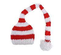 OVAQUIXI Christmas Knitted Hat Long Shape Baby Photography Props Santa Claus Hat for 0-3 Months Baby
