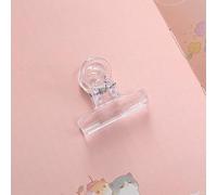 OVAQUIXI Clear Plastic Chip Clips, Multi Purpose Food Snack Sealing Clips for Home and Office Organization (M)