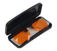 OVAQUIXI Clip On Glasses Efficient Blue Light Blocking 180° Flip Portable Anti Blue Light Clip Lens for Computer Use (Square)