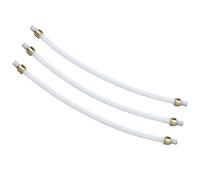 OVAQUIXI Coffee Machine Hose, 4mm PTFE Replacement Tube for, Stainless Steel Compatible Coffee Maker Parts for Home Use (150mm / 5.91in)