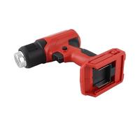 OVAQUIXI Cordless Heat Gun Ergonomic Handheld Design Adjustable Temperature for Various Applications with 4 Nozzle Accessories (Red)