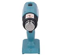 OVAQUIXI Cordless Heat Gun Ergonomic Handheld Design Adjustable Temperature for Various Applications with 4 Nozzle Accessories (Blue)
