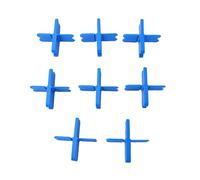 OVAQUIXI Deck Spacer Tools, 8PCS Blue ABS Four Thickness Shim Set for Composite PVC Hardwood Deck Board Spacing Installation