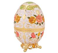 OVAQUIXI Decorative Metal Toothpick Dispenser with Floral Print, Sturdy and Stainless, Keeps Toothpicks Clean, Ideal for the Home and Office Desk. (golden pink flower)
