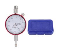 OVAQUIXI Dial Indicator, 0-5mm Measuring Range 0.01mm Resolution Industrial Accurate Metric Dial Gage with Shockproof Design Lockable Pointer