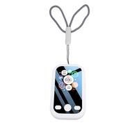 OVAQUIXI Digital Air Quality Meter, ABS Portable Mini PM2.5 Detector with LCD Display, PM1.0 PM10 Humidity Monitor, 2 Second, Type C Rechargeable for Home Travel Indoor Outdoor (White)