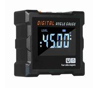OVAQUIXI Digital Level Box Angle Meter, Accurate Electronic Inclinometer for Building & Auto Repair, Lightweight Portable Size (Black)