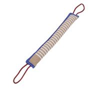 OVAQUIXI Dog Bite Tug Toy, Jute Material Puppy Training Bite Stick for Teeth Care with Tug Design for Small Medium Large Dogs